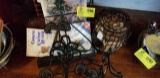 Five Metal Cookbook Stands/Holders; various styles, shapes, designs