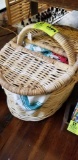 Crate and Barrel Picnic Basket with Lid, 19
