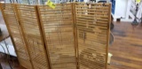 Four Sectioned Hinged Oak Screen, 48