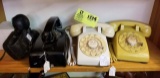 Group of Vintage Telephones; includes Wall Model Rotary Dial, Antique Bell System Ringer from Antiqu