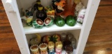 Large Group of Collectible Salt Shakers (includes Geese, Little Brown Jugs, Ice Cream Cones, Waterme