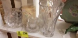Group of Items; includes Lead Crystal Vase (10