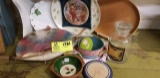 Plates, Platters, and Dishes Group (includes Victoria, Austria Hand Painted Charger, 13