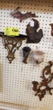 Metal and Pottery Wall Decorations