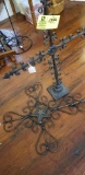 Metal Cross on Stand, 26