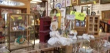 Dollhouse Furniture and Miniatures (China Cabinet, Water Closet, Doll, etc)
