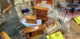 Dollhouse Furniture and Miniatures (Credenza, Chest, China Cabinet, Brass Bed, Game Table, etc)