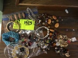 Miscellaneous Lot of Costume Jewelry; includes Bracelets, Necklaces, Earrings