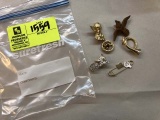 Miscellaneous lot of costume jewelry; includes brooches/pins