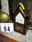 Mantle Wind Up Clock with Pendulum, in Wood Case, 19