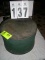 Vintage Wooden Hat Box, 14.5
