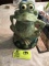 Hand Painted Frog Cookie Jar, by Noho Studio, 11
