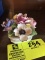 Capodimonte Fine Bone China by Crown Staffordshire England Decorative Flower Arrangement