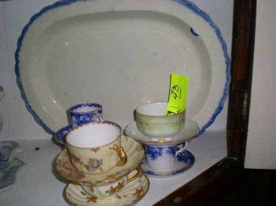 Group of Six Collectible Cups and Saucers