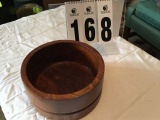 Turned Wooden Bowl, 9.5