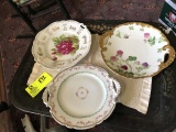 Three China Platters; approx. 10