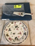 Fine Porcelain China Cake Plate (10.75