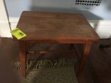 Small Wooden Bench, 20.5x14x18