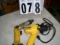 Dewalt DW920 cordless screwdriver & Wagoner model 2363333 heat gun