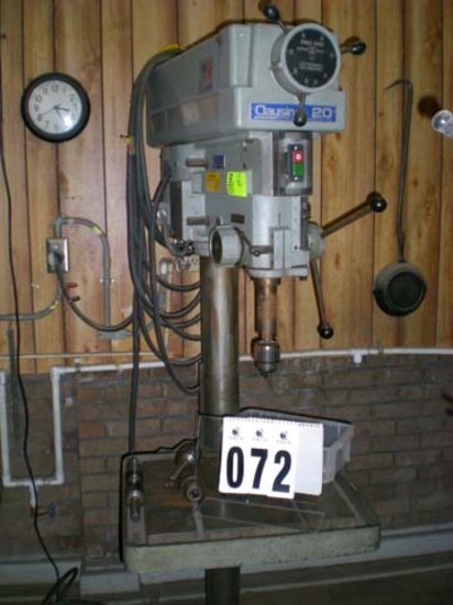 Clausing 20 model 2272 drill press, 1 1/2hp SR #529735
