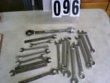 17 assorted wrenches standard & metric