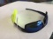 SunCloud Polarized Optics Sunglasses, Voucher Black Frames with Blue Lenses