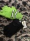 Two Pair of Gloves; includes Fluorescent 3M Reflective Gloves (Neon Green)