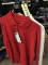 5.11 and Truspec Long Sleeve Polo Shirts, Size Medium, Red and White