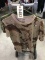 Three Rothco Kids Size XL Short Sleeve Camo Tee Shirts, Two Green Camo and One Desert Camo