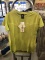 Adidas Women's Active Short Sleeve Top, Size Medium, Light Yellow Green