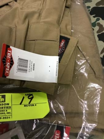Two Pair Truspec 24-7 Series Tactical Pants, Size 44x34, Tan