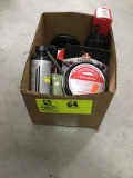 Box Lot of Shoe Care Products; includes Polish, Cleaner, Brushes, Edge Dressing, etc