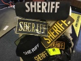 Sheriff Cap, Sheriff Patches, and Sheriff Zippered Pouch