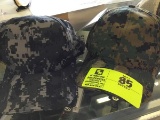 Tru-Spec Green Camo Cap and Tru-Spec Gray Camo Cap