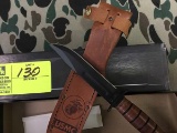 KA-BAR USMC Knife, Blade is approx. 5