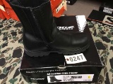 Ridge Footwear All Leather Side Zipper Men's Boots, Size 12, Black