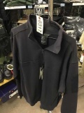 5.11 Tactical Series Job Shirt, Fleece with Quarter Zipper, Size Large, Dark Blue