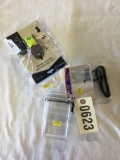 LED Reflective Safety Band, Key Clip, and Clear Acrylic Valuables Holder