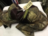 Two Field and Stream Camo Caps with Protective Netting