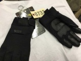 5.11 Tactical TAC-SL5 Gloves, Slash Resistant, Size 2XL, Black