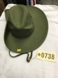 Campaign Hat, with Side Brim Snaps, Olive