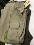 Two Pair of 5.11 Tactical Series Pants, Size 30x32, Tan and Olive