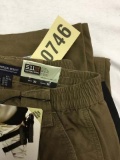 Two Pair of 5.11 Tactical Series Pants, Size 30x36, Dark Khaki and Black