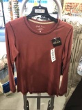 North River Outfitters Women's Long Sleeve Shirt, Size Small, Burgundy