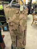 Wet Weather Pants, Size XL Regular, Tan Camo