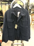 Men's Field Jacket Cold Weather Coat, Size Medium Regular, Dark Blue