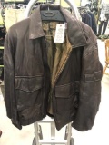 Leather Flyers Jacket, Type G8, US Navy, Size 44, Dark Brown