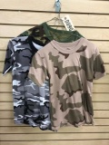 Three Rothco Kids Size Large Short Sleeve Camo Tee Shirts