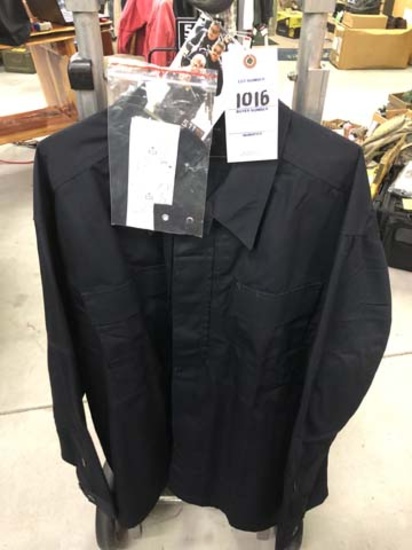 5.11 Tactical Men's Poly Cotton Rip Shirt, 2XL Regular, Dark Navy