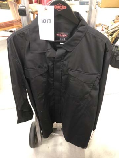 Tru-Spec 24/7 Series Ultra Light Long Sleeve Uniform Shirt, Size XL Regular, Black
